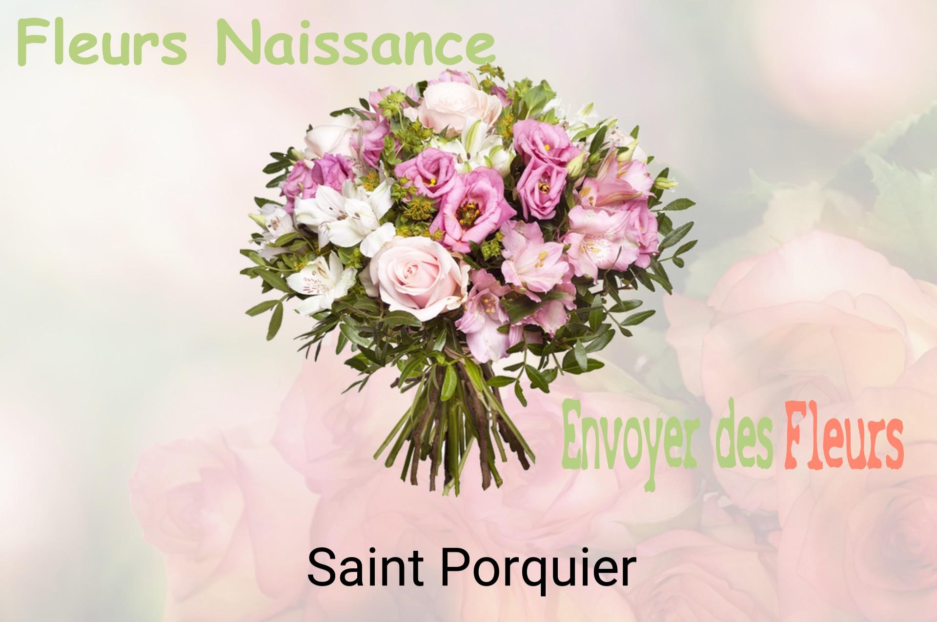 Bouquet de fleurs de naissance livré à Saint-Porquier